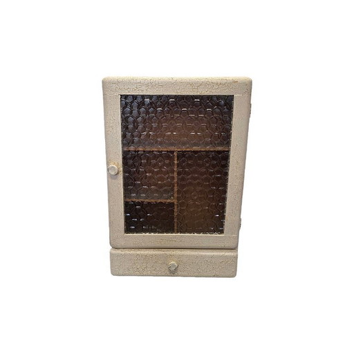 Antiek Frans medicijn wandkastje, begin 1900