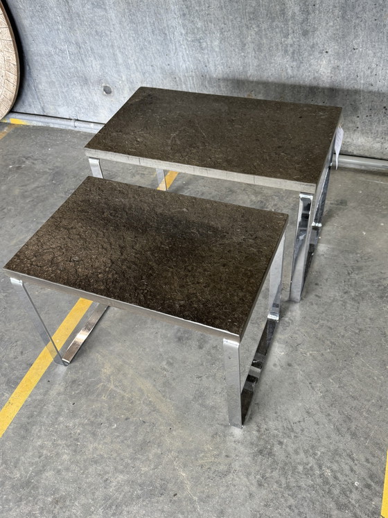 Image 1 of Nid de tables en pierre d'ardoise de Draenert