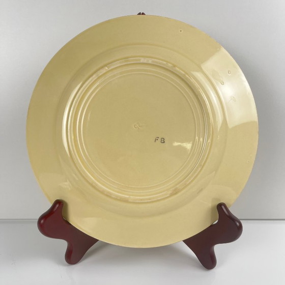 Image 1 of Par de platos de postre Art Déco de Badonviller, 1920/1930.