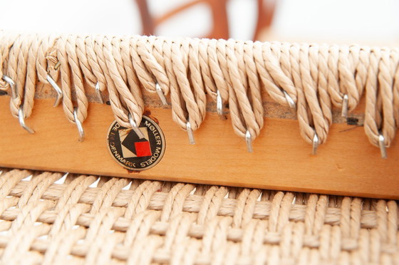 Image 1 of 6x Model 78 made of teak by Niels Otto Møller for J.L. Møller Møbelfabrik (1950s)