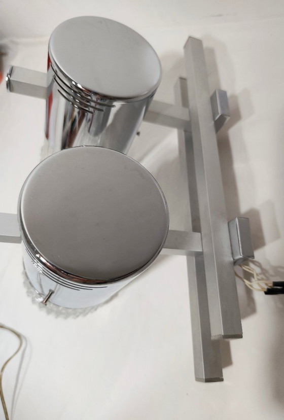 Image 1 of Lámpara de techo de cristal. España, años 50.