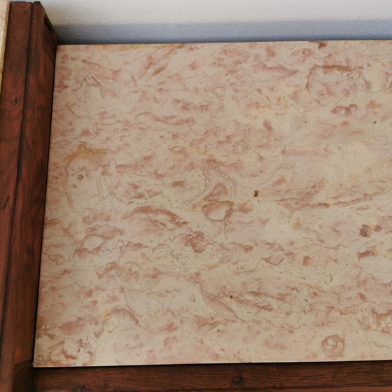 Image 1 of Antique TV cabinet television cabinet sideboard wall cabinet with marble top