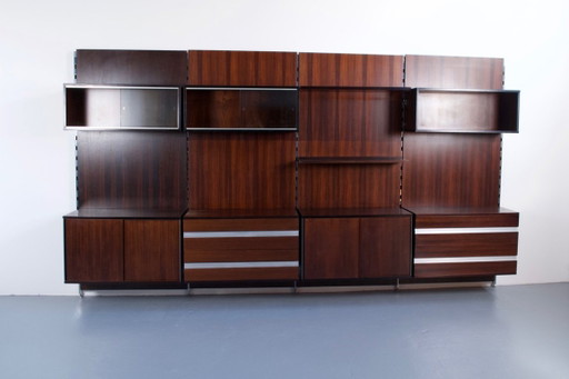 Modulaire plank van palissanderhout, ICO PARISI, jaren 1960, uitgever MIM ROMA