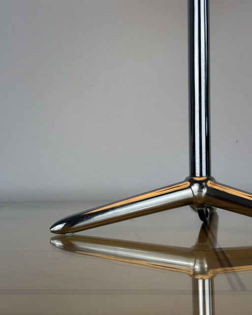 Minimalist Tripod Table Lamp, Desktop Lamp, Netherlands, Mid-Century, Space Age, Sputnik, Industrial Design, Rare, 1980s