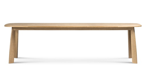 Mesa de roble macizo, diseño Sylvain Willenz para Quodes, 280 cm de largo