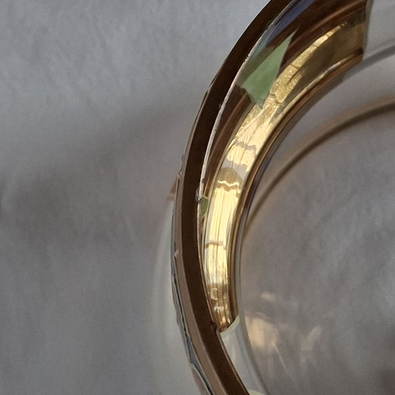 Antique Art Nouveau Stained Glass Bowl – Fritz Heckert, Decorative Objects (photo 4 of 9)
