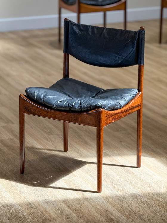 Image 1 of Table et chaises à rallonge pour salle à manger (par Kristian Solmer Vedel)
