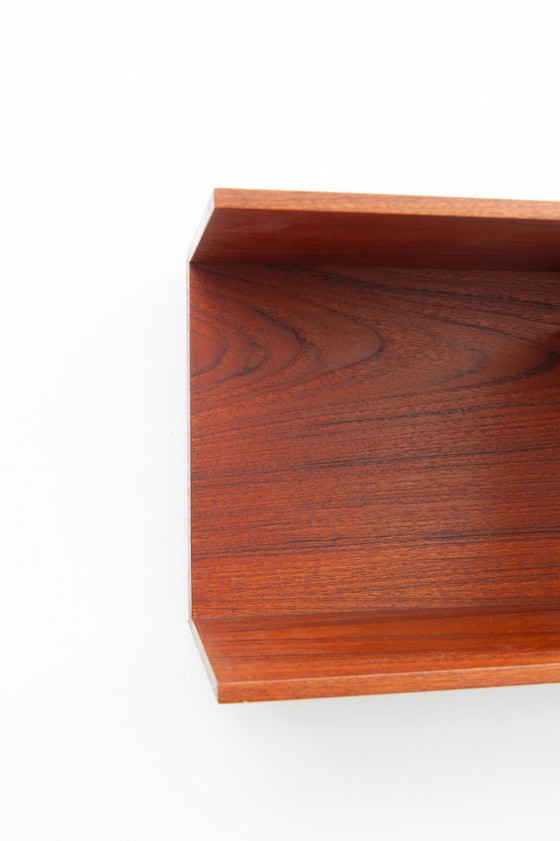 Image 1 of Wandregal aus Teak von Walter Wirz für Wilhelm Renz (1960er)