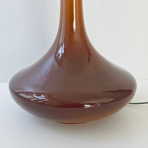 Image 1 of SUPERB VINTAGE 1960s CERAMIC LAMP DLG RUELLAND CAPRON 60S RETRO 1960S