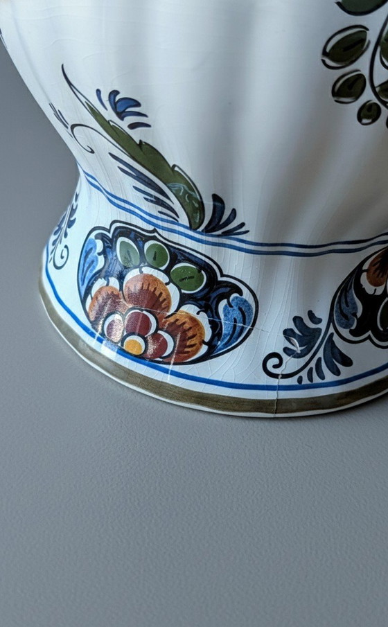 Image 1 of Set di 3 vasi Delftware – Polychroom Holland – Fatti a mano