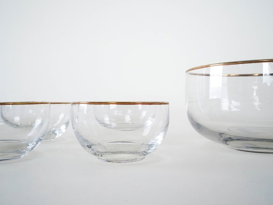 Image 1 of Glass serving set, Italian design, 1970s, made in Italy