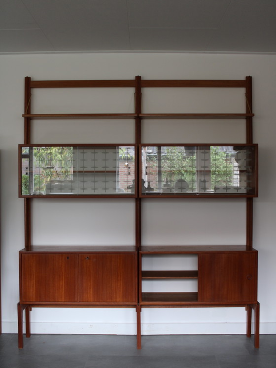 Sistema da parete modulare autoportante Noord vintage "Veggen De Luxe" di Torbjørn Afdal e Rolf Hesland per (photo 3 of 12)