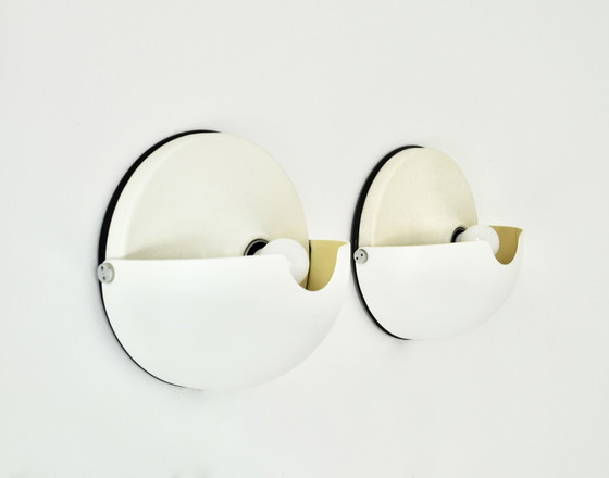 Image 1 of 2x Mezzanotte Wall Lamps by Harvey guzzini