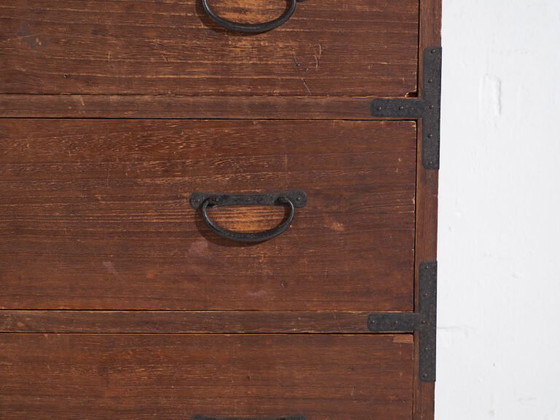 Antique Japanese Tansu chest of drawers - Meiji / Taishō Period (c. ) #29 – Iron (photo 38 of 40)