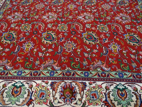 Image 1 of XL-Tabriz - 395 x 302 cm - Laine sur coton - Noué à la main