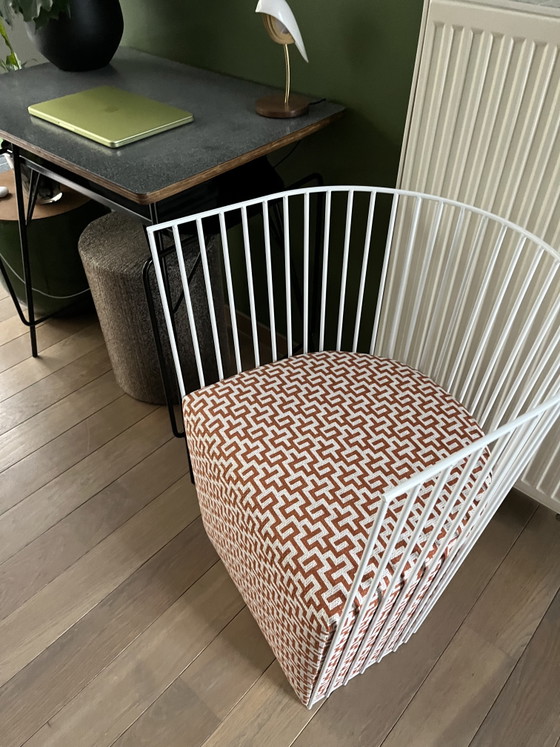1-Seater in Dedar Fabric – Side chairs, Textile, Metal (photo 8 of 10)