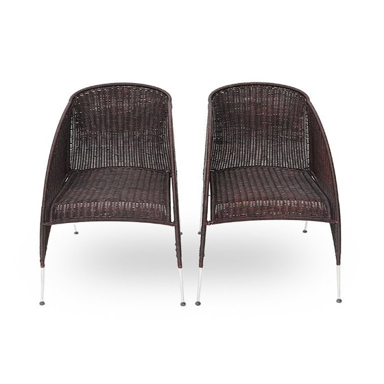 Image 1 of Coppia di poltrone "Woogie-Chair" di Joey Mancini per Bonacina, anni '90