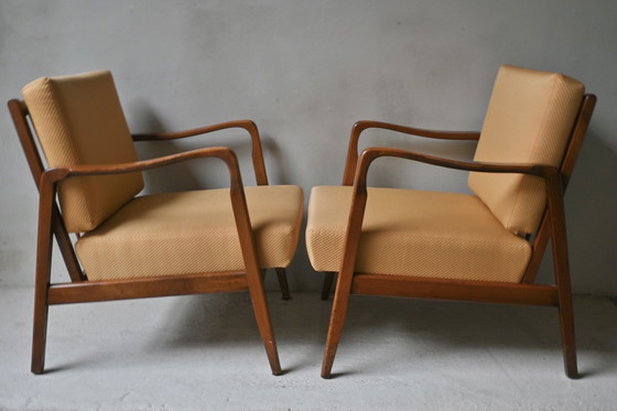 Image 1 of Set van twee vintage Scandinavische fauteuils