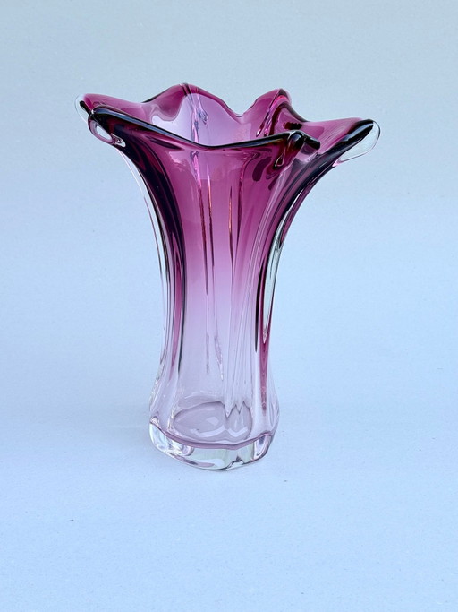 Vase Vintage Murano "Chambord" – Fratelli Toso (années 60)