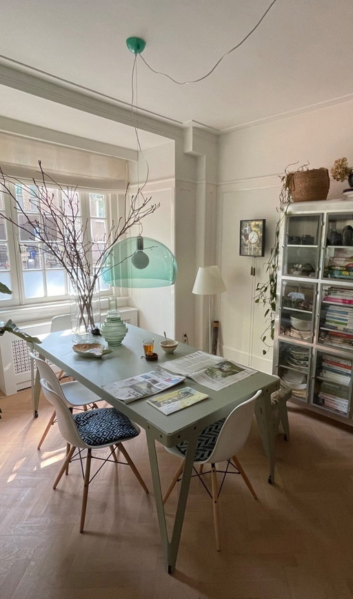 Lampada a sospensione Kartell FL/Y Ø52 verde salvia