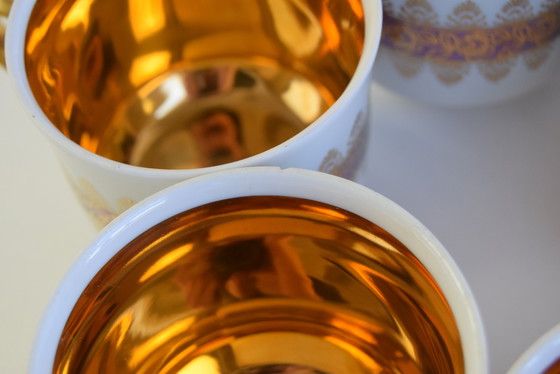 Image 1 of Juego de seis tazas y platillos de Epiag, 1950