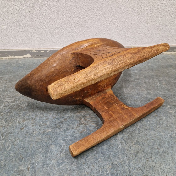 Antiek Houten Bankje Maron Kruk Fruitschaal – Krukjes, Wood (photo 7 of 10)