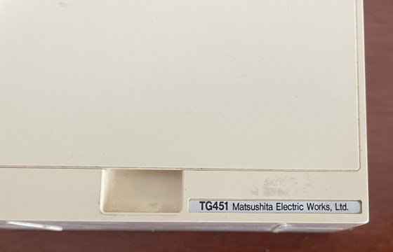 Image 1 of Réveil vintage Panasonic TG451 de 1986