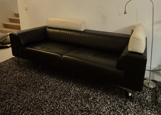 Image 1 of Ensemble Leolux Howlo avec tapis : 2 canapés et une causeuse