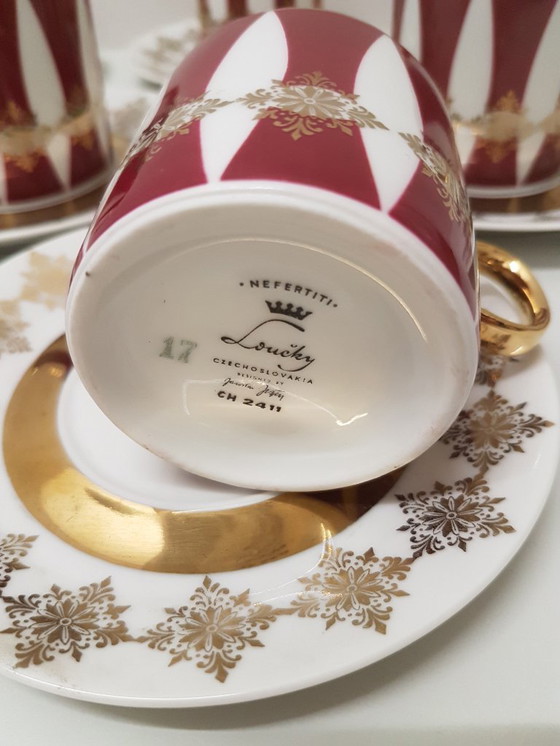 Image 1 of Coffee set "Nefertiti" design by Jaroslav Ježek 