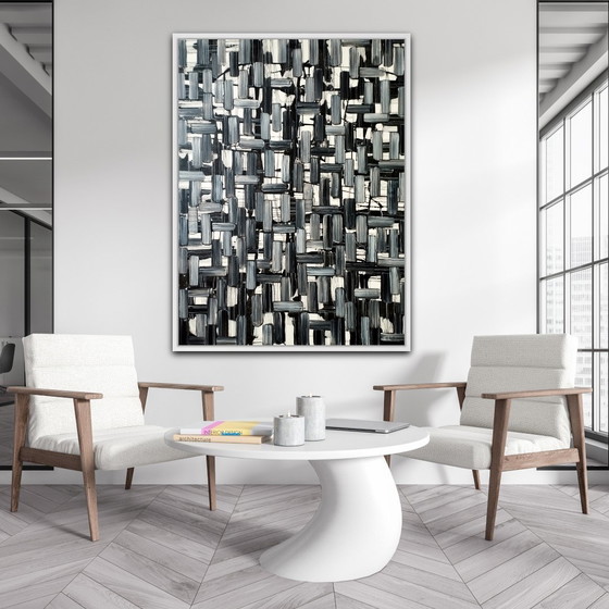 Image 1 of Natia Antadze Abstracte compositie XXL