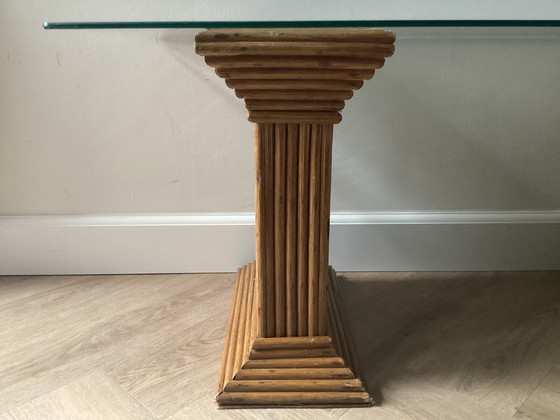 Image 1 of MESA AUXILIAR DE RATÁN ESTILO LÁPIZ GABRIELLE CRESPI