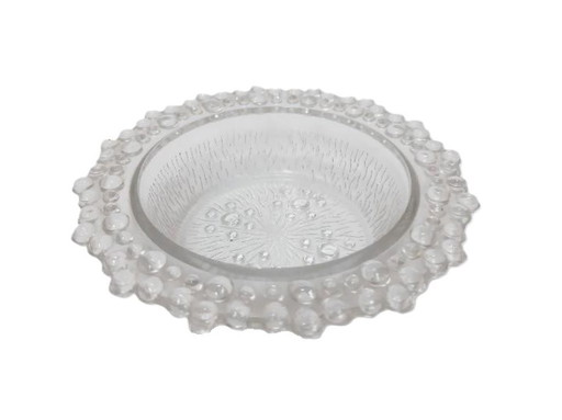 Dulcero de cristal transparente vintage