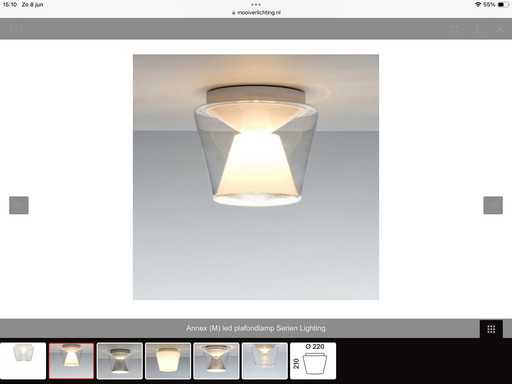Design plafondlamp Annex (M) led Serien Lighting
