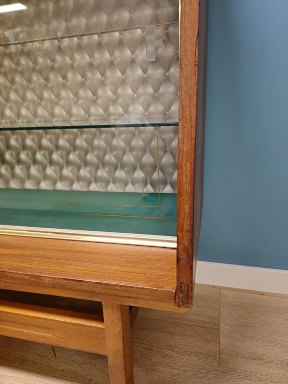 Credenza Alta Vetrina Cassettiera in Teak Vintage – Vetrine, Legno (photo 13 of 15)