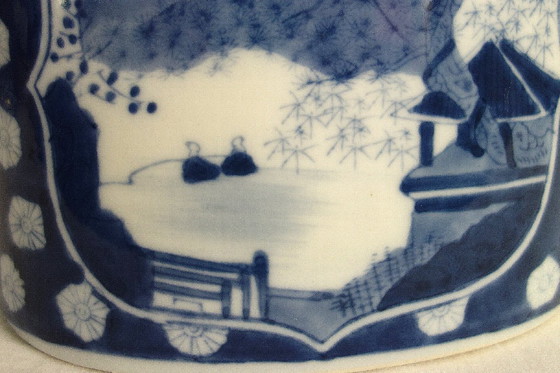 Image 1 of Gran caja de té de inspiración asiática de los años 60