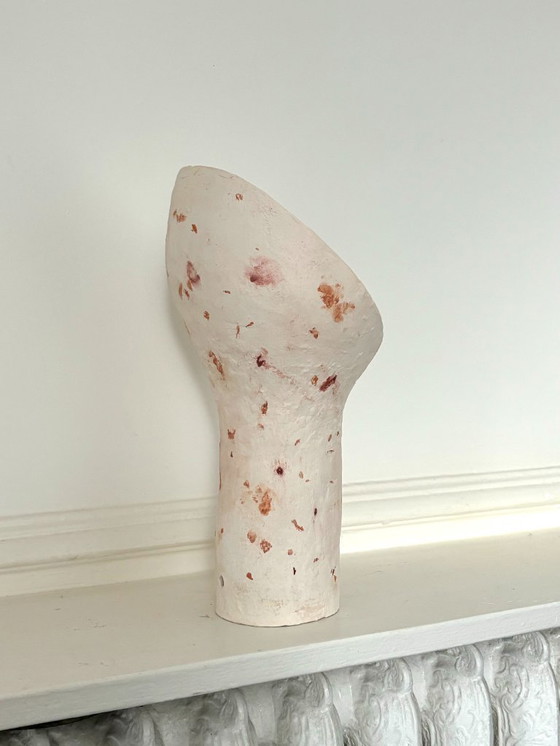Image 1 of French contemporary ceramic lamp, "Cucchiao" by Renzo Maar