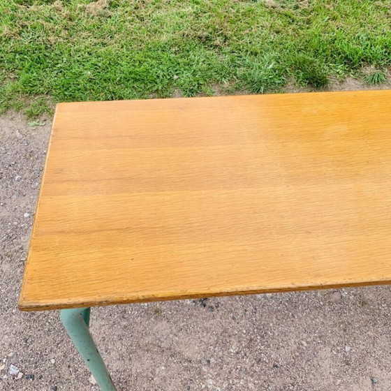 Image 1 of Grande table d’école - 2m44