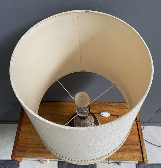 Image 1 of Keramische tafellamp van Hustadt Leuchten jaren 70