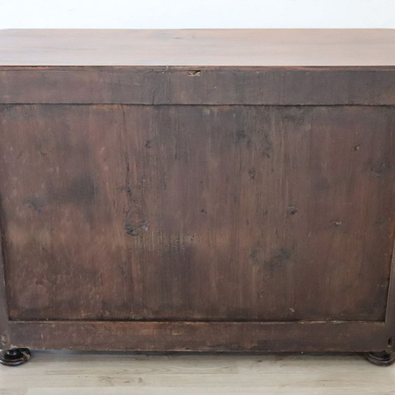 Image 1 of Antique Buffet in Walnut, Italy Mid 19th Century, Restored