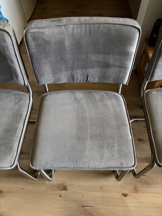 Image 1 of 6 Zuiver Ridge Rib Ribstof Stoelen