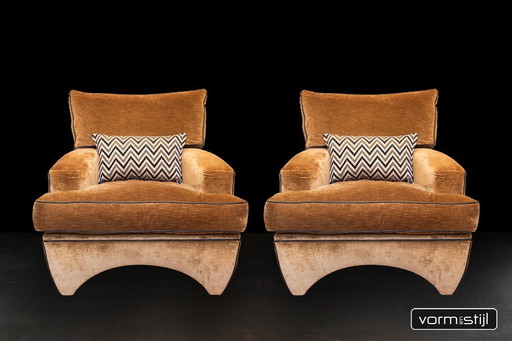 Set di 2 poltrone originali di design di Bart van Bekhoven