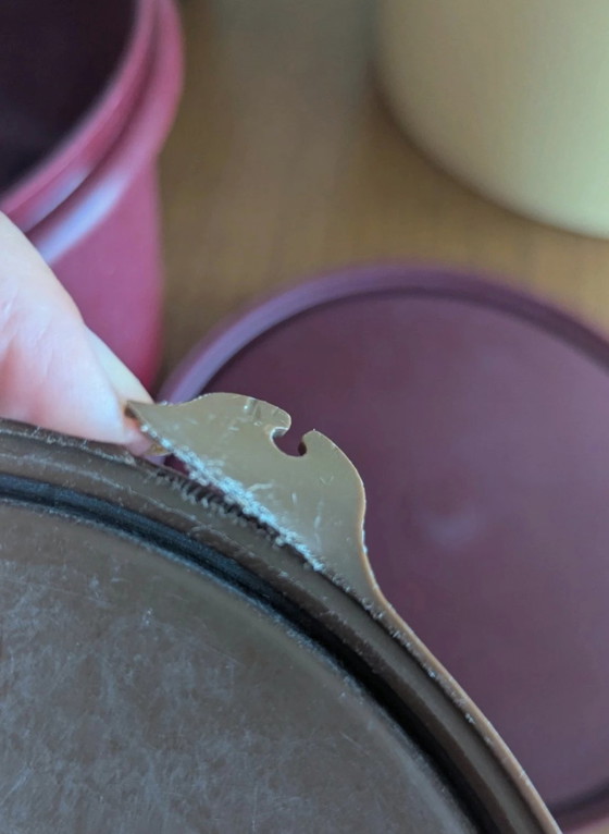 Image 1 of Boîte de conservation Tupperware Starburst des années 70