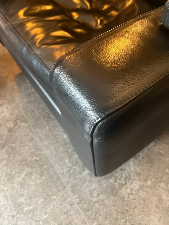 Image 1 of Set di 2 eleganti poltrone vintage in pelle