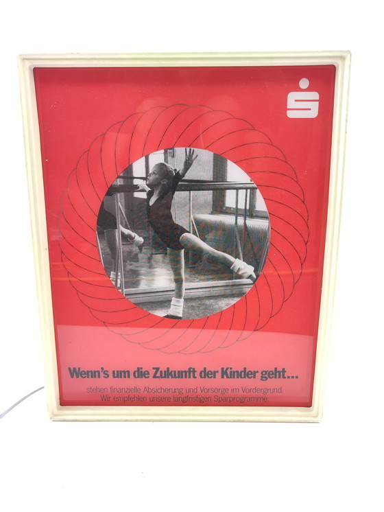 Image 1 of Sparkasse Vintage Neon Sign Germany Bank Advertising