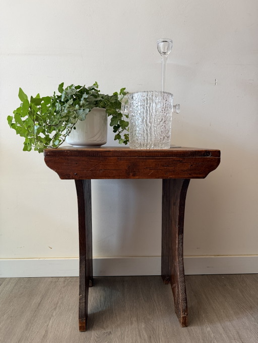 Taburete de madera para mesa de plantas – plantentafel, Wood