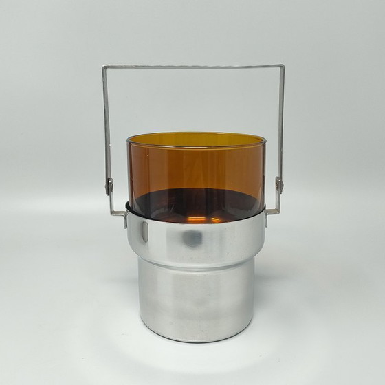 Image 1 of Schitterende cocktailshaker met ijsemmer uit de jaren 70 van Pran. Gemaakt in Italië.