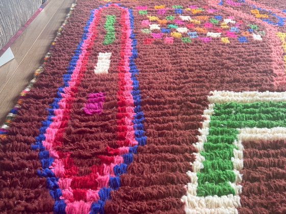 Moroccan wool rug with abstract composition – 308 × 211 cm – Baba Boho, Rugs & carpets (photo 6 of 11)
