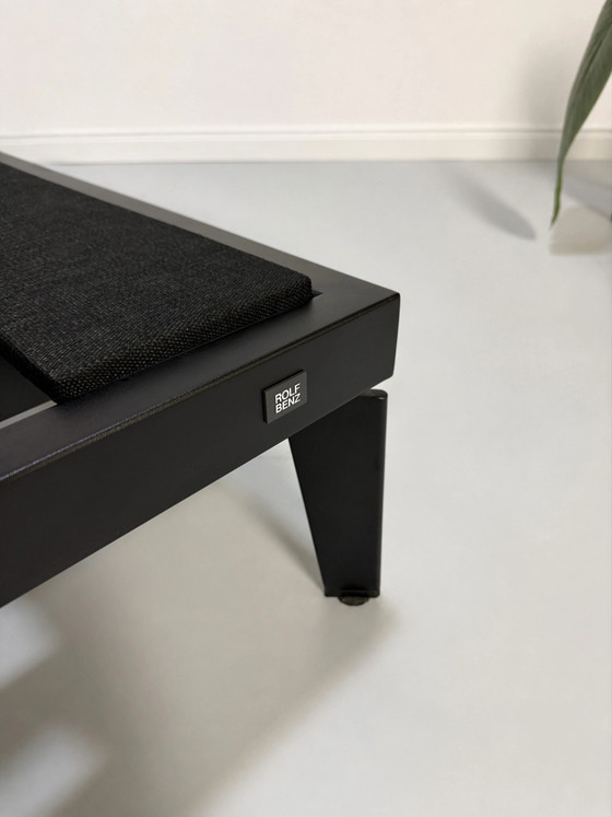Image 1 of Rolf Benz Nova Designer Sofa Schwarz Couch Schlaffunktion