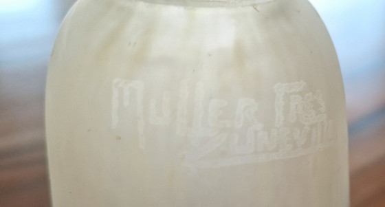 Image 1 of Lampada in bronzo in stile Art Nouveau firmata Müller Frères