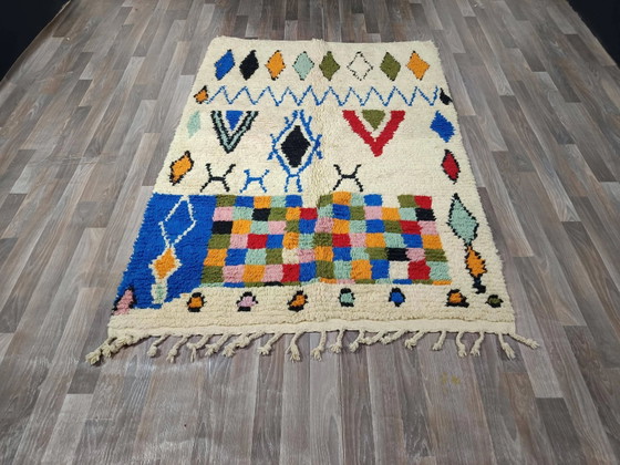 Traditioneller handgefertigter Teppich 250cm x 150cm Marokkanisch – Teppiche & Läufer, Wool (photo 6 of 11)